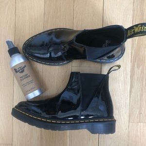 Dr. Martens Bianca Patent Leather Chelsea Boots